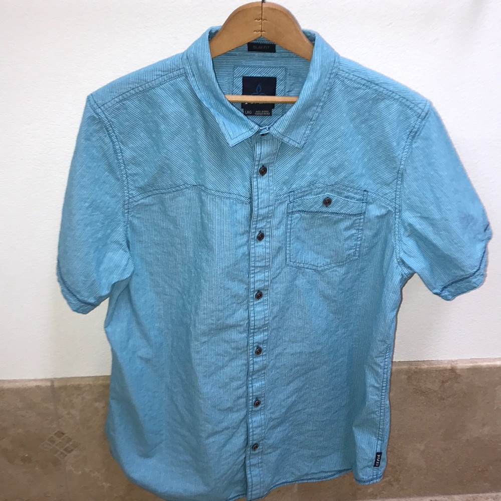 Prana Short Sleeve Burton-Up - Large